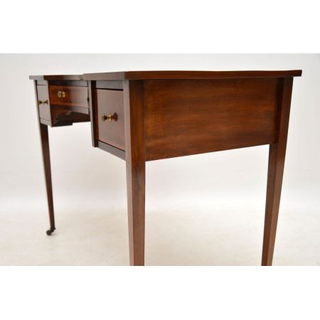 Edwardianischer antiker Mahagoni Schreibtisch britisch ca 1900