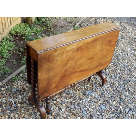 Antiker viktorianischer Palisander Beistelltisch britisch ca 1860