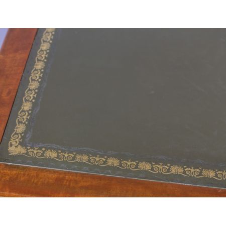 Viktorianischer antiker Mahagoni Schreibtisch englisch ca 1890