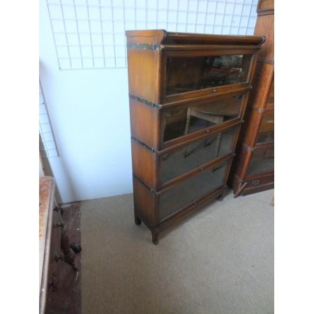 Antiker britischer Eichen Bücherschrank Globe Wernicke ca 1920