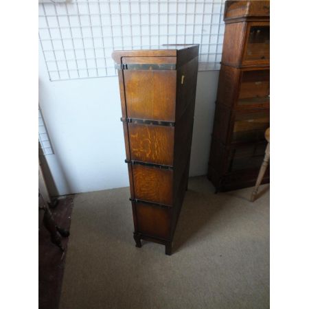 Antiker britischer Eichen Bücherschrank Globe Wernicke ca 1920