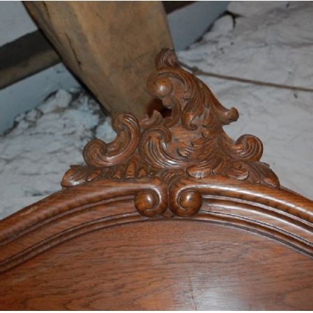 Französischer antiker Eichen Kleiderschrank ca 1920