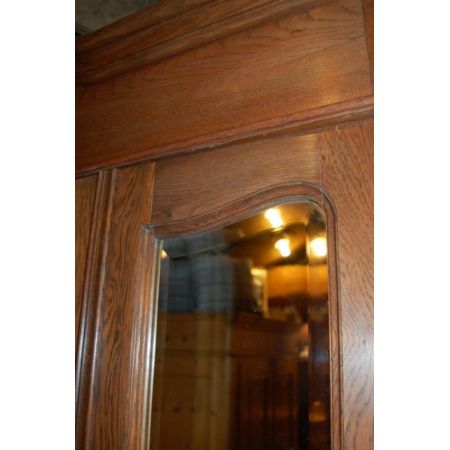 Französischer antiker Eichen Kleiderschrank ca 1920