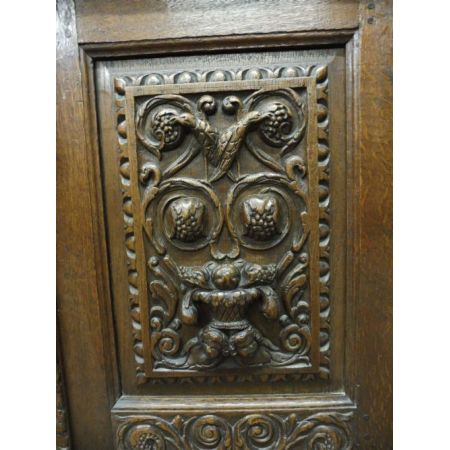 Englischer antiker Eichen Bücherschrank viktorianisch ca 1890