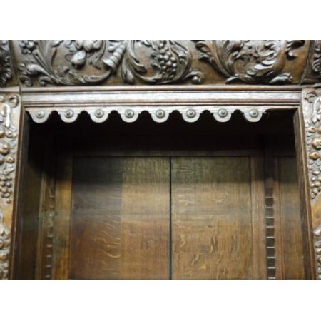 Englischer antiker Eichen Bücherschrank viktorianisch ca 1890