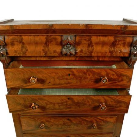 Antike britische Mahagoni Kommode viktorianisch ca 1870