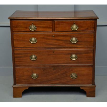 Georgianische antike Mahagoni Kommode britisch ca 1790