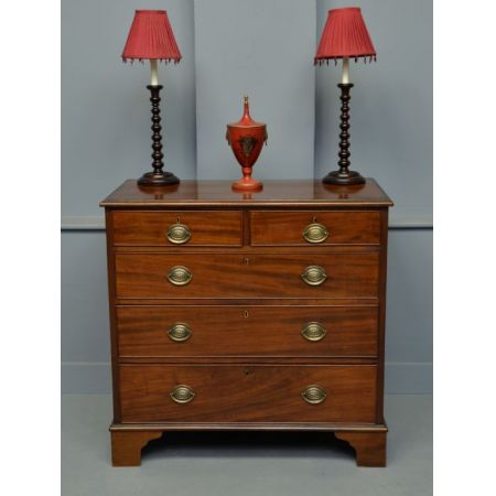 Georgianische antike Mahagoni Kommode britisch ca 1790