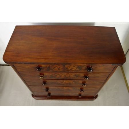 Viktorianische antike Mahagoni Kommode britisch ca 1870