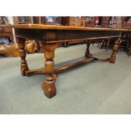 Antiker britischer Eichen Esstisch ca 1910