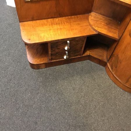 Antiker Art Deco Frisiertisch Nussbaum englisch ca 1930