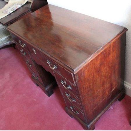 Antiker georgianischer Schreibtisch Mahagoni englisch ca 1800