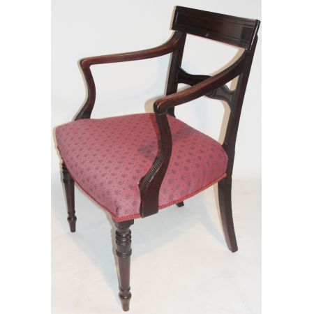 Antike georgianische Mahagoni Stühle britisch ca 1820