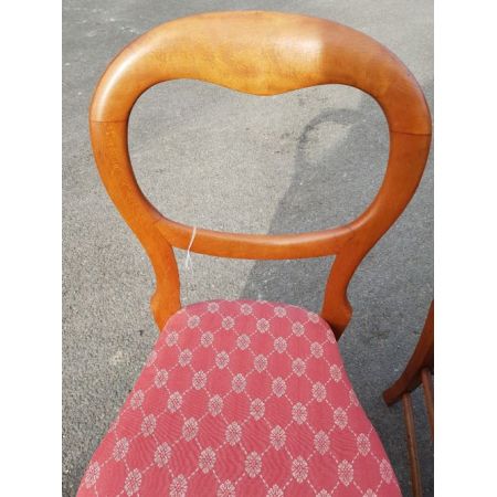 Viktorianische antike Stühle Obstbaum englisch ca 1860