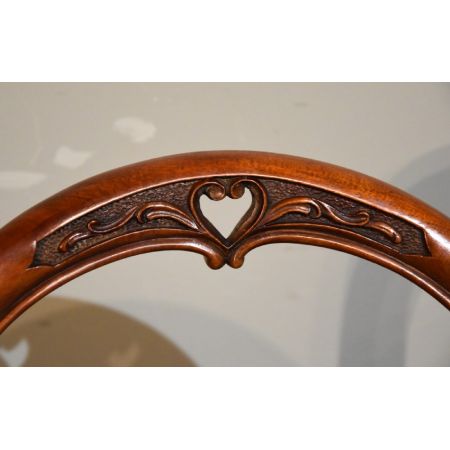 Antike britische Nussbaum Stühle Esszimmerstühle ca 1860