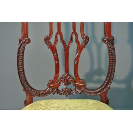 Antike edwardianische Mahagoni Stühle britisch ca 1890