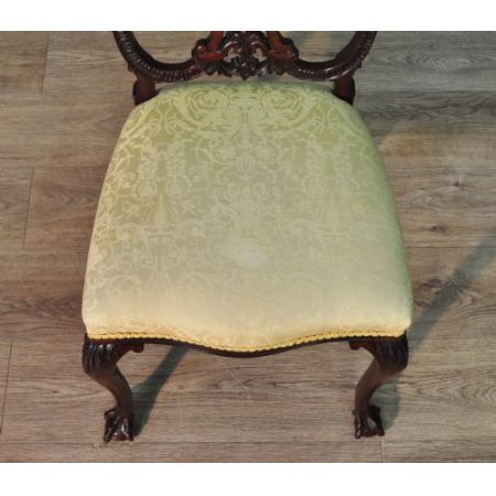 Antike edwardianische Mahagoni Stühle britisch ca 1890