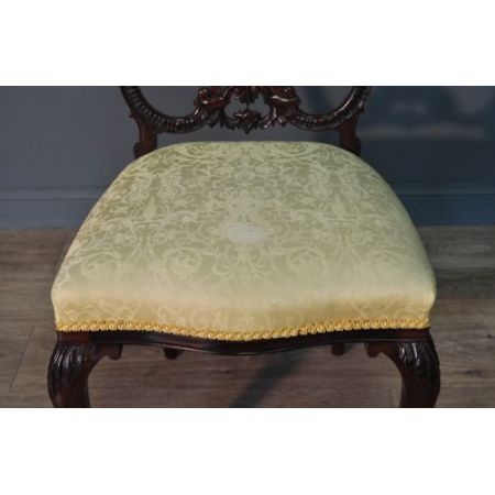 Antike edwardianische Mahagoni Stühle britisch ca 1890