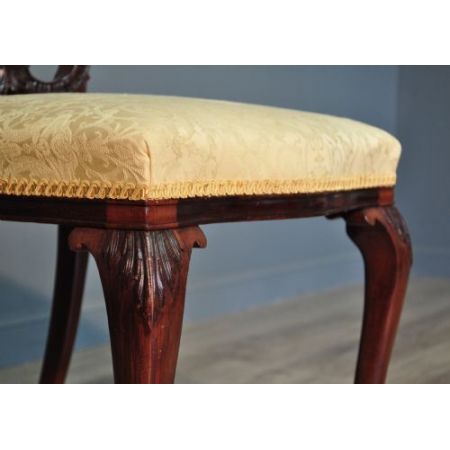 Antike edwardianische Mahagoni Stühle britisch ca 1890