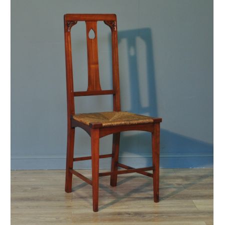 Antike britische Arts & Crafts Stühle Nussbaum ca 1890