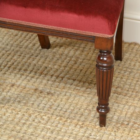 Viktorianische antike Nussbaum Stühle britisch ca 1860