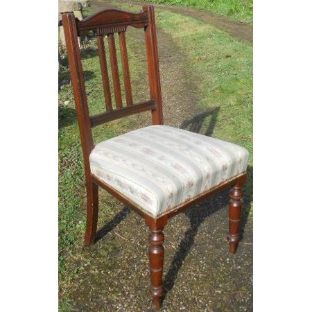 Antike edwardianische Mahagoni Stühle britisch ca 1900