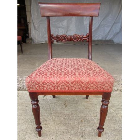 Viktorianische antike Mahagoni Stühle britisch ca 1860