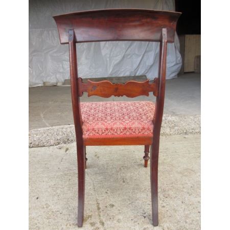 Viktorianische antike Mahagoni Stühle britisch ca 1860