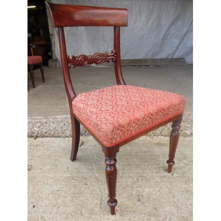 Viktorianische antike Mahagoni Stühle britisch ca 1860
