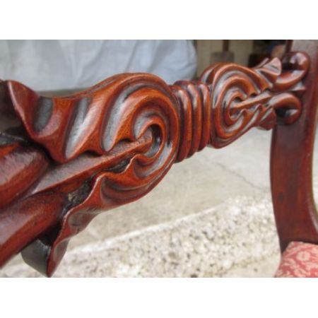 Viktorianische antike Mahagoni Stühle britisch ca 1860