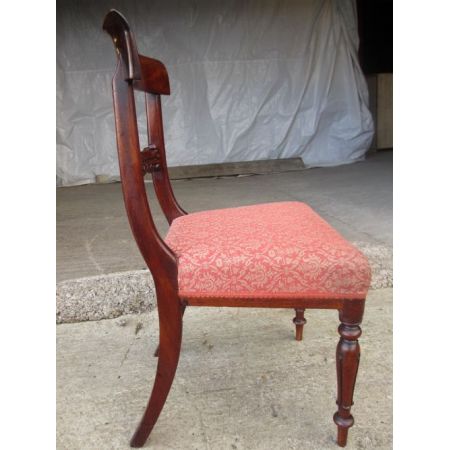 Viktorianische antike Mahagoni Stühle britisch ca 1860