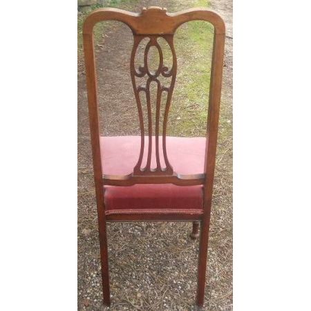 Edwardianische antike Mahagoni Stühle britisch ca 1900