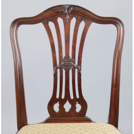 Antike britische Mahagoni Stühle viktorianisch ca 1860