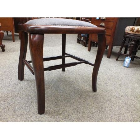 Edwardianischer antiker Schreibtisch Stuhl britisch ca 1890