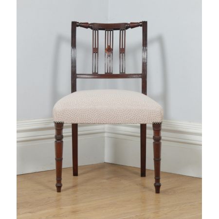 Georgianischer Regency Stuhl Mahagoni antik britisch ca 1820