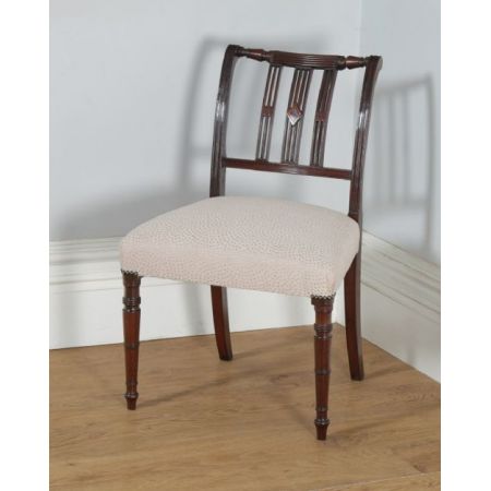 Georgianischer Regency Stuhl Mahagoni antik britisch ca 1820