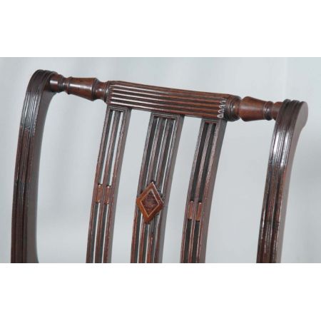 Georgianischer Regency Stuhl Mahagoni antik britisch ca 1820