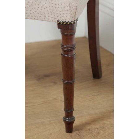 Georgianischer Regency Stuhl Mahagoni antik britisch ca 1820