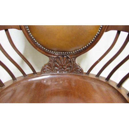 Viktorianischer britischer Mahagoni Stuhl original antik ca 1880