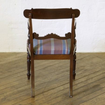 Antiker britischer Mahagoni Stuhl ca 1835