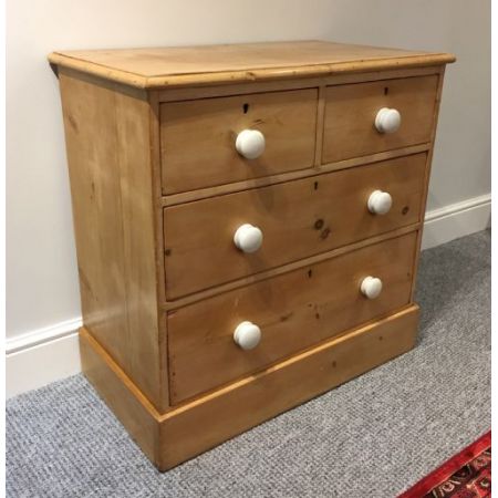 Antike britische Kommode Kiefer Weichholz viktorianisch ca 1880