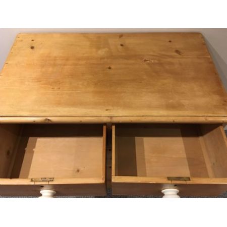 Antike britische Kommode Kiefer Weichholz viktorianisch ca 1880