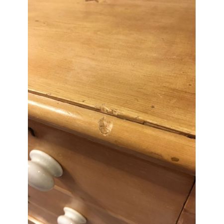 Antike britische Kommode Kiefer Weichholz viktorianisch ca 1880