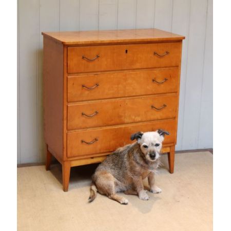 Antike schwedische Birken Kommode ca 1930