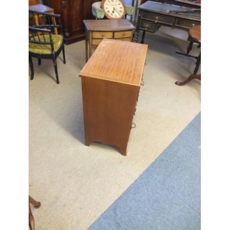 Antike georgianische Mahagoni Kommode Massivholz can 1920