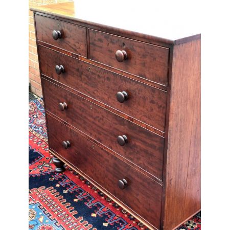 Viktorianische antike Mahagoni Kommode britisch ca 1880