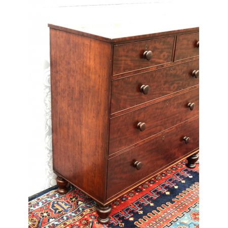 Viktorianische antike Mahagoni Kommode britisch ca 1880