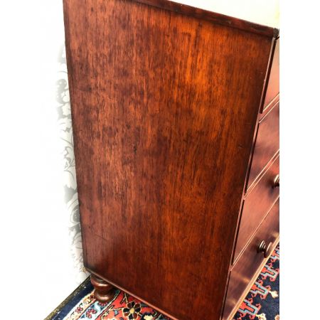 Viktorianische antike Mahagoni Kommode britisch ca 1880