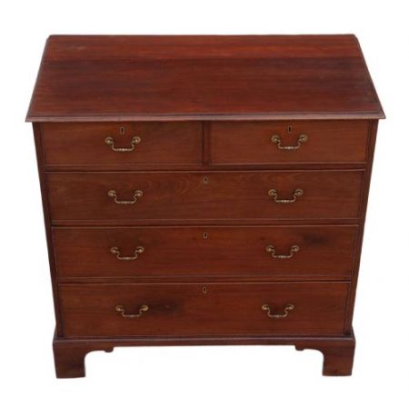 Georgianische antike Mahagoni Kommode britisch ca 1800