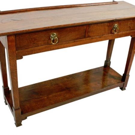 Englisches Arts & Crafts Sideboard Eiche antik ca 1890